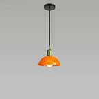 Modern Minimalist Glass Hemisphere 1-light Pendant Light BulbSquare