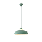 Modern Solid Color Macaron Acrylic Aluminum 1-light Pendant Light BulbSquare