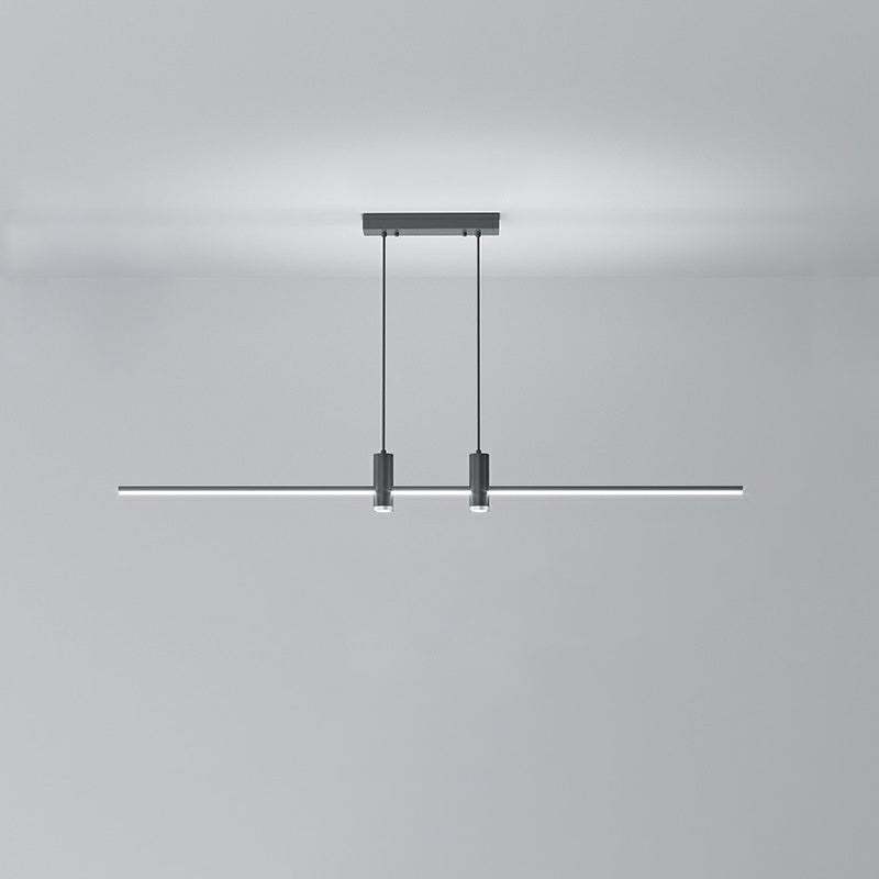 Modern Minimalist Geometric Line Combination LED Island Light Chandelier for Dining Room