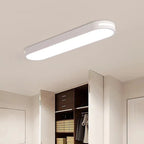 Modern Minimalist Elliptical Strip Iron Acrylic LED Flush Mount Ceiling Light For Hallway Lumendat