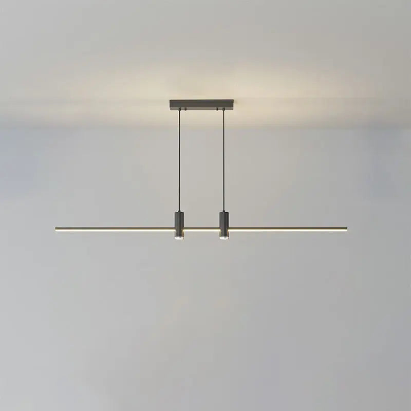 Modern Minimalist Geometric Line Combination LED Island Light Chandelier for Dining Room Lumendat