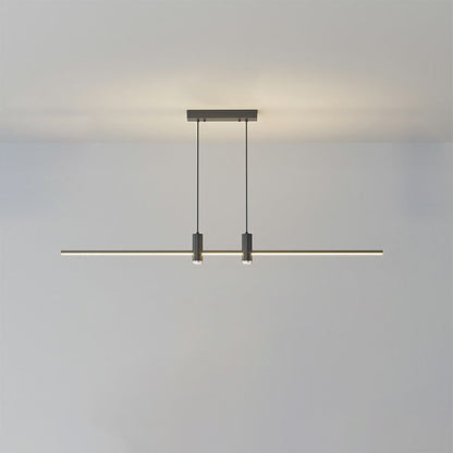 Modern Minimalist Geometric Line Combination LED Island Light Chandelier for Dining Room