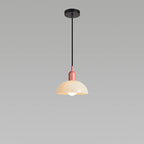 Modern Minimalist Glass Hemisphere 1-light Pendant Light BulbSquare