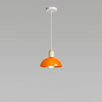 Modern Minimalist Glass Hemisphere 1-light Pendant Light BulbSquare