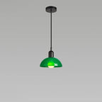 Modern Minimalist Glass Hemisphere 1-light Pendant Light BulbSquare