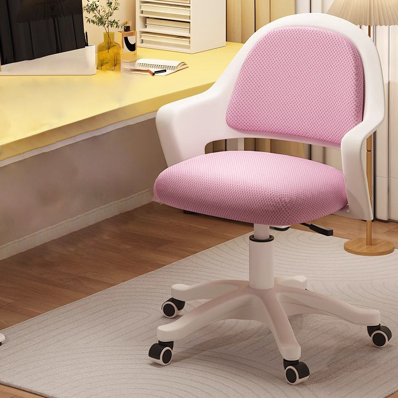 Modern Minimalist Rectangular Nylon Steel Soft PU Latex Mesh Fabric Desk Chair Backrest Armrest For Home Office DFM-F