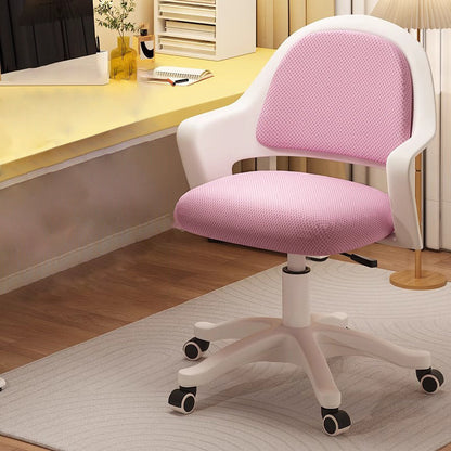 Modern Minimalist Rectangular Nylon Steel Soft PU Latex Mesh Fabric Desk Chair Backrest Armrest For Home Office