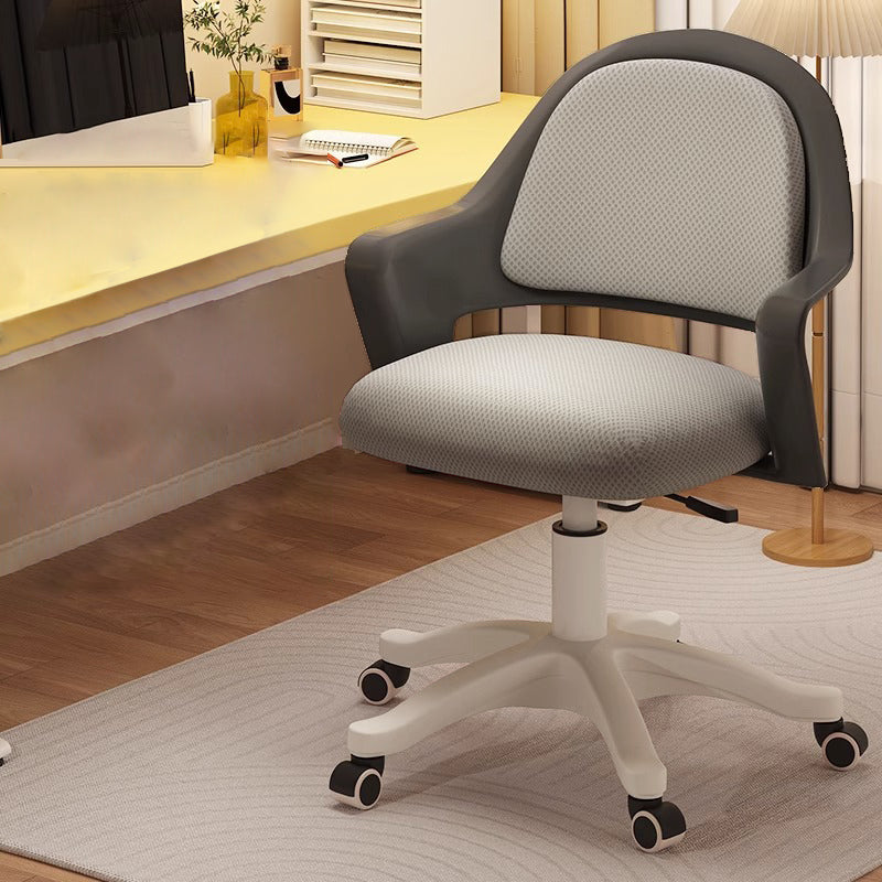 Modern Minimalist Rectangular Nylon Steel Soft PU Latex Mesh Fabric Desk Chair Backrest Armrest For Home Office DFM-F