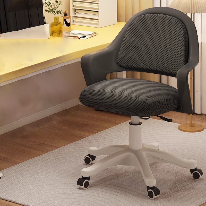 Modern Minimalist Rectangular Nylon Steel Soft PU Latex Mesh Fabric Desk Chair Backrest Armrest For Home Office DFM-F