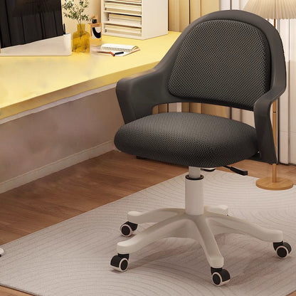Modern Minimalist Rectangular Nylon Steel Soft PU Latex Mesh Fabric Desk Chair Backrest Armrest For Home Office