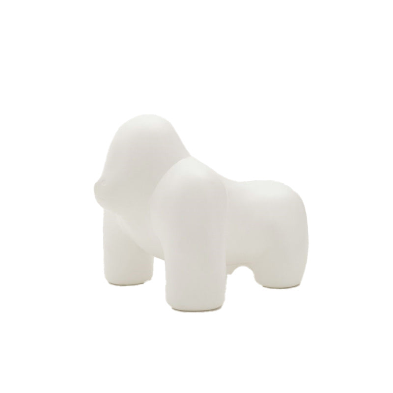 Lumendat Contemporary Scandinavian Kids PP Plastic Gorilla Leisure Chair Stool Backless For Living Room Lumendat