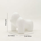 Lumendat Contemporary Scandinavian Kids PP Plastic Gorilla Leisure Chair Stool Backless For Living Room Lumendat