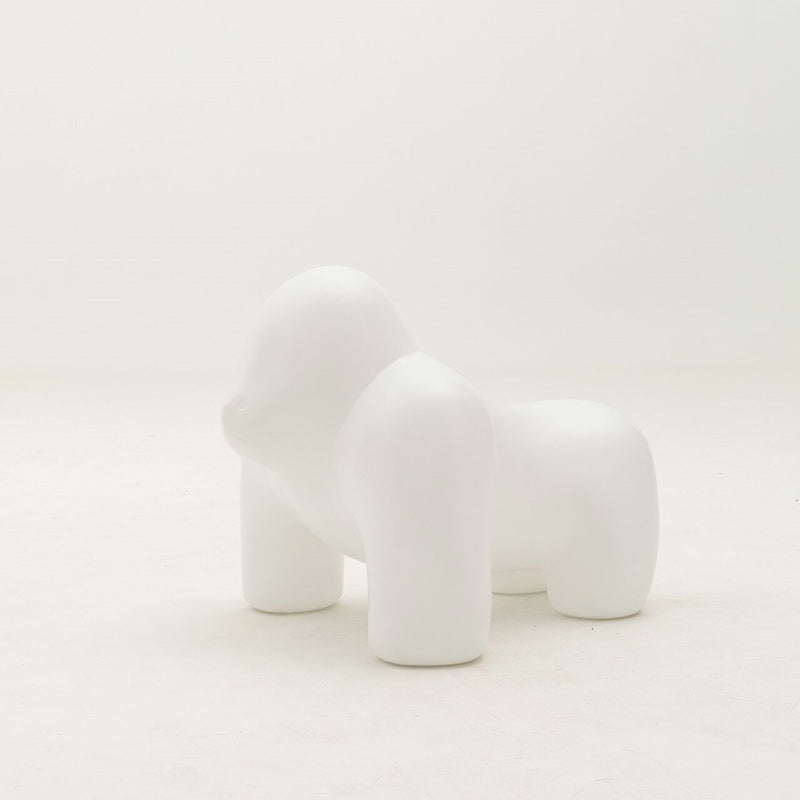 Lumendat Contemporary Scandinavian Kids PP Plastic Gorilla Leisure Chair Stool Backless For Living Room Lumendat