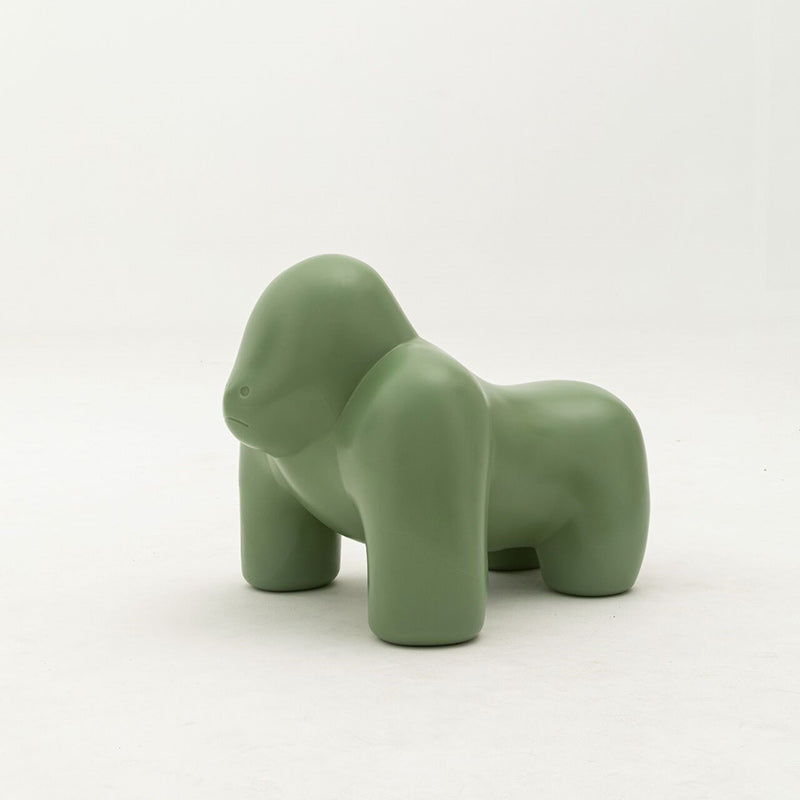 Lumendat Contemporary Scandinavian Kids PP Plastic Gorilla Leisure Chair Stool Backless For Living Room Lumendat