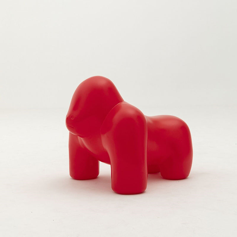 Lumendat Contemporary Scandinavian Kids PP Plastic Gorilla Leisure Chair Stool Backless For Living Room Lumendat