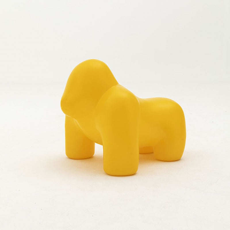 Lumendat Contemporary Scandinavian Kids PP Plastic Gorilla Leisure Chair Stool Backless For Living Room Lumendat