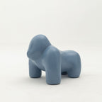 Lumendat Contemporary Scandinavian Kids PP Plastic Gorilla Leisure Chair Stool Backless For Living Room Lumendat