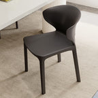 Contemporary Scandinavian PP Plastic Square Ergonomivally Design Stackable Dining Chair Backrest For Dining Room DFM-F
