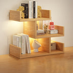 Modern Minimalist Rectangular MDF Bookshelf 3-Tier For Home Office DFM-F