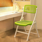 Modern Minimalist Rectangular PP Carbon Steel Desk Chair Backrest Armless For Home Office DFM-F