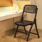 Modern Minimalist Rectangular PP Carbon Steel Desk Chair Backrest Armless For Home Office DFM-F