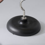 Artistic Round Curved Stem Wood Stainless Steel End Table - Vintage Classic Accent Table For Living Room Lumendat