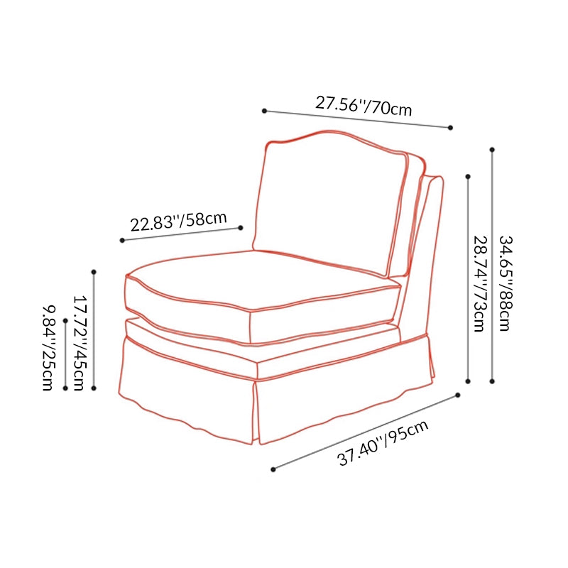 Abstract Watercolor Pattern Polyester Birch Wood Accent Chair - Creative Artistic Lounge Chair for Living Room Lumendat