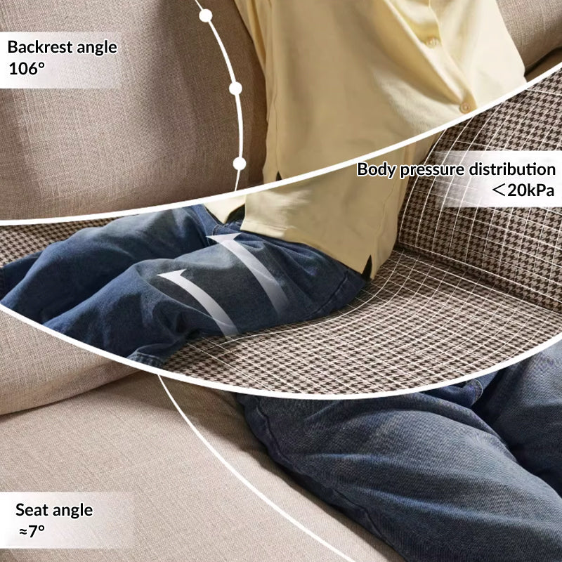 Classic Houndstooth Birch Wood Accent Chair - Scandinavian Lounge Chair for Living Room & Bedroom Lumendat