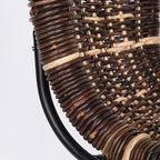 Farmhouse Rattan Bar Stool - Easy-Maneuver Rattan Cool Seating Bar Dining Stool For Dining Room & Kitchen Lumendat