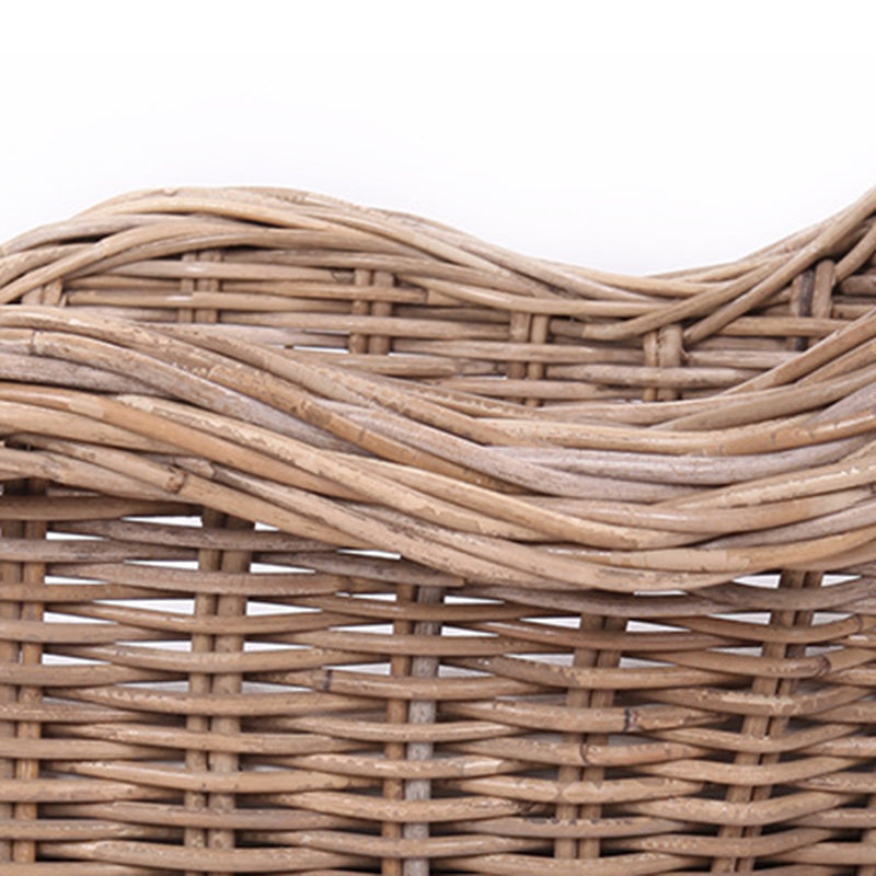 Premium Rattan Weaving Chair - Whimsical Curves Hand-Woven Bohemian Dining Chair For Dining Room & Garden Lumendat