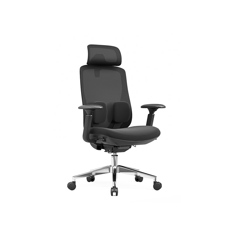 Modern Minimalist Ergonomic High-Back Office Chair - Adjustable Headrest & Lumbar Support Breathable Mesh Desk Chair For Home Office Lumendat