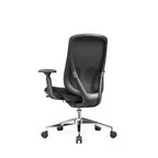 Long-Hour Comfort Ergonomic Office Chair - High-Resilience Seat Silent Casters & Aluminum Base Desk Chair For Home Office Lumendat
