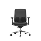 Long-Hour Comfort Ergonomic Office Chair - High-Resilience Seat Silent Casters & Aluminum Base Desk Chair For Home Office Lumendat
