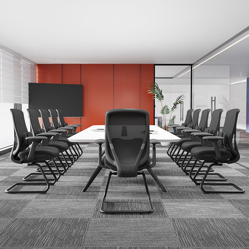 Saddle-Base Office Chair - 4D Adjustable Armrests & Adaptive Lumbar Support Mesh Conference Desk Chair For Home Office Lumendat