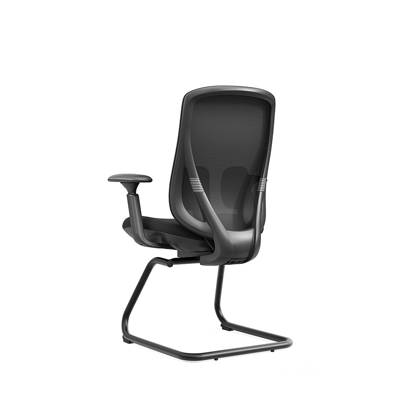 Saddle-Base Office Chair - 4D Adjustable Armrests & Adaptive Lumbar Support Mesh Conference Desk Chair For Home Office Lumendat