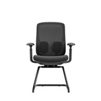 Saddle-Base Office Chair - 4D Adjustable Armrests & Adaptive Lumbar Support Mesh Conference Desk Chair For Home Office Lumendat