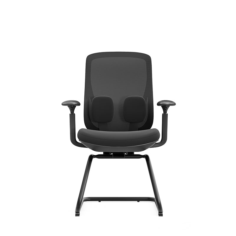 Saddle-Base Office Chair - 4D Adjustable Armrests & Adaptive Lumbar Support Mesh Conference Desk Chair For Home Office Lumendat