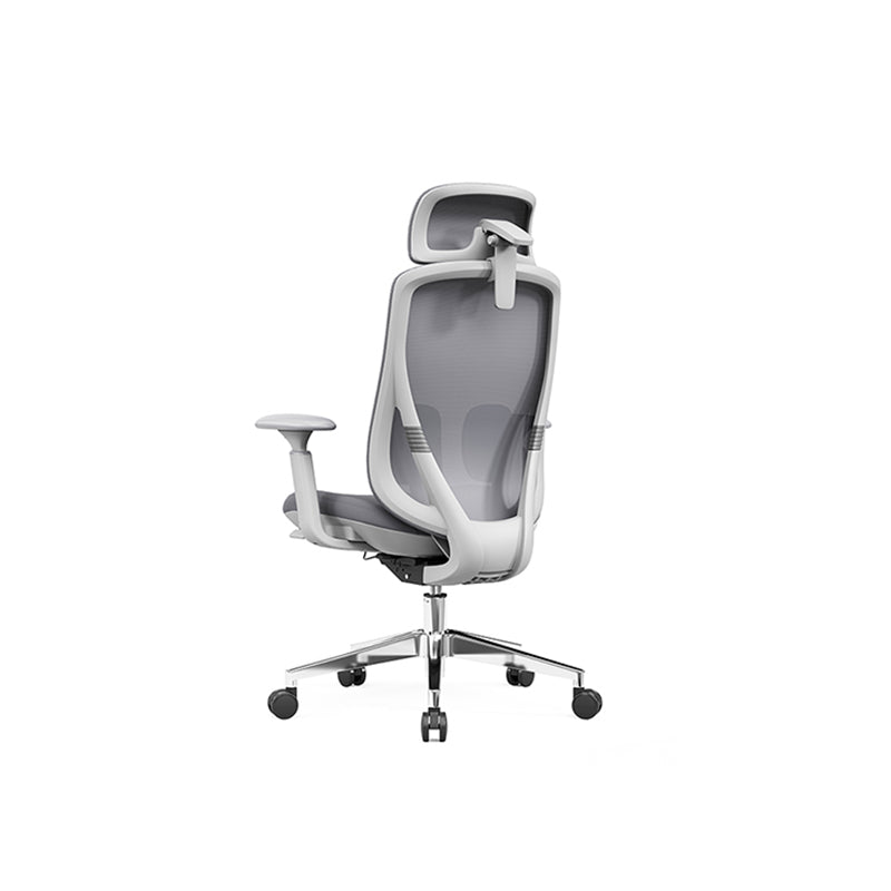 Modern Ergonomic High-Back Executive Chair - 4D Tri-Joint Headrest & Adaptive Lumbar Support Mesh Office Chair For Home Office Lumendat