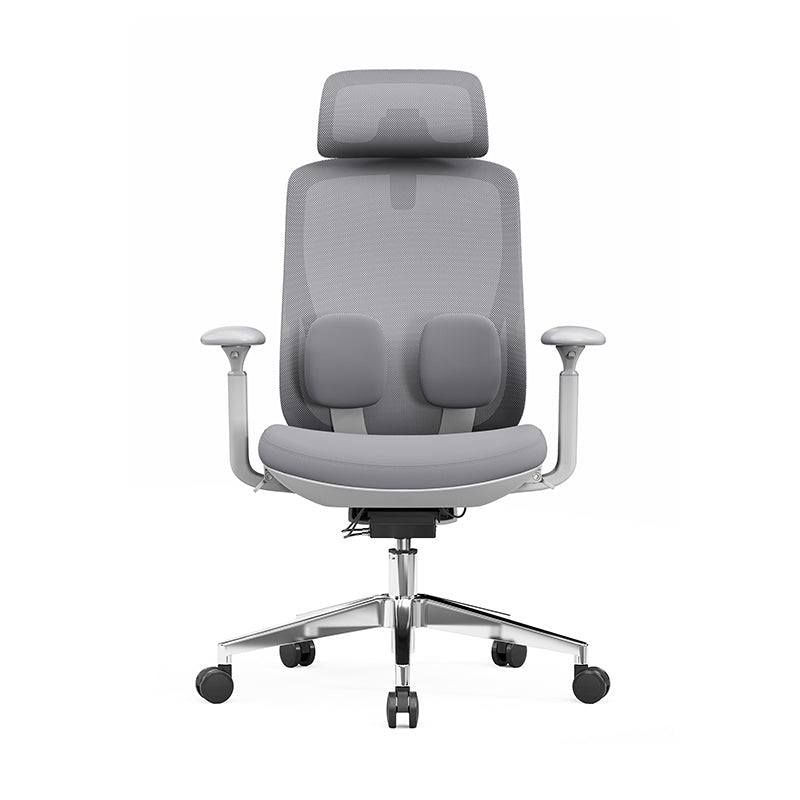 Modern Ergonomic High-Back Executive Chair - 4D Tri-Joint Headrest & Adaptive Lumbar Support Mesh Office Chair For Home Office Lumendat