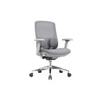 Modern Minimalist Cable-Controlled Office Chair - 360° Lumbar Adjust Heavy-Duty Aluminum Base & Safety Gas Lift Silent Caster Desk Chair For Home Office Lumendat