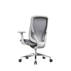 Modern Minimalist Cable-Controlled Office Chair - 360° Lumbar Adjust Heavy-Duty Aluminum Base & Safety Gas Lift Silent Caster Desk Chair For Home Office Lumendat
