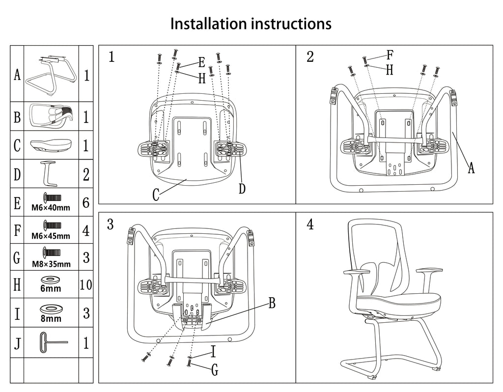 Modern Minimalist Mesh Bow Office Chair - Ergonomic Lumbar Support High-Resilience Sponge Cushion Desk Chair For Home Office Lumendat