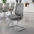 Modern Minimalist Mesh Bow Office Chair - Ergonomic Lumbar Support High-Resilience Sponge Cushion Desk Chair For Home Office Lumendat
