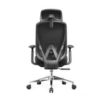 Modern Minimalist High-Back Mesh Executive Desk Chair - 4D Adjustable Headrest & Lumbar Support Silent Caster Ergonomic Office Chair For Home Office Lumendat
