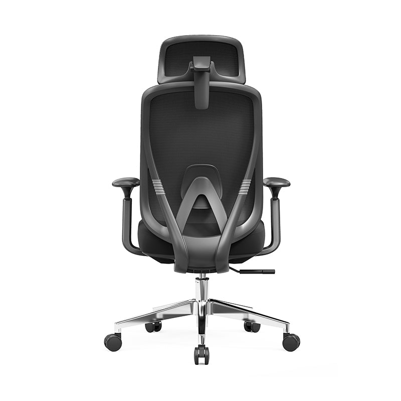 Modern Minimalist High-Back Mesh Executive Desk Chair - 4D Adjustable Headrest & Lumbar Support Silent Caster Ergonomic Office Chair For Home Office Lumendat