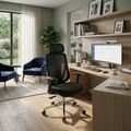Modern Minimalist High-Back Mesh Executive Desk Chair - 4D Adjustable Headrest & Lumbar Support Silent Caster Ergonomic Office Chair For Home Office Lumendat
