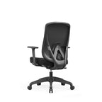 Modern Minimalist Mid-Back Mesh Office Chair - Adaptive Lumbar Support Tilt Adjustment Silent Casters Desk Chair For Home Office Lumendat