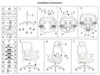 Modern Minimalist Grey High-Back Mesh Executive Chair - 4D Adjustable Headrest & Tilt Ergonomic Office Chair For Home Office Lumendat