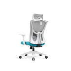 Modern Minimalist High-Back Mesh Office Chair - Adjustable Headrest Ergonomic Lumbar Support Silent Casters Desk Chair For Home Office Lumendat
