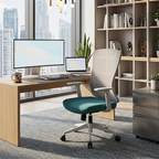 Modern Minimalist Mid-Back Mesh Office Chair - Ergonomic Lumbar Support Breathable Backrest Desk Chair For Home Office Lumendat